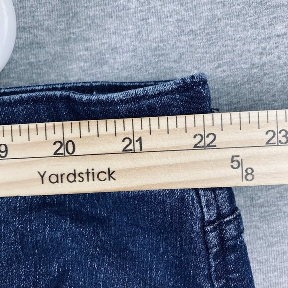 Signature Levi Strauss Women Blue Jeans Sz 26L Shaping Skinny Stretch High Rise - Picture 9 of 11